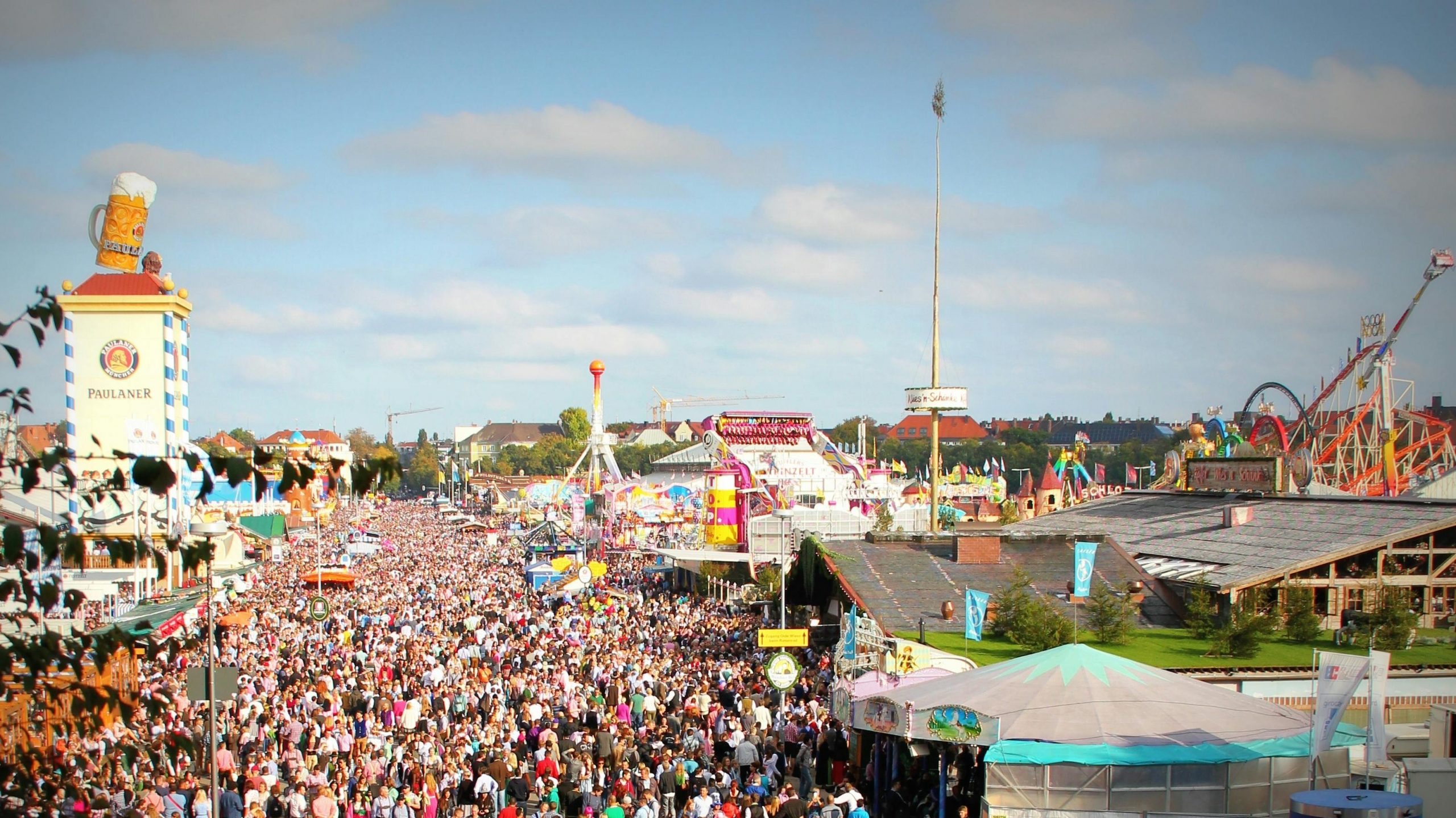 Picture of the Oktoberfest beer festival in Germany