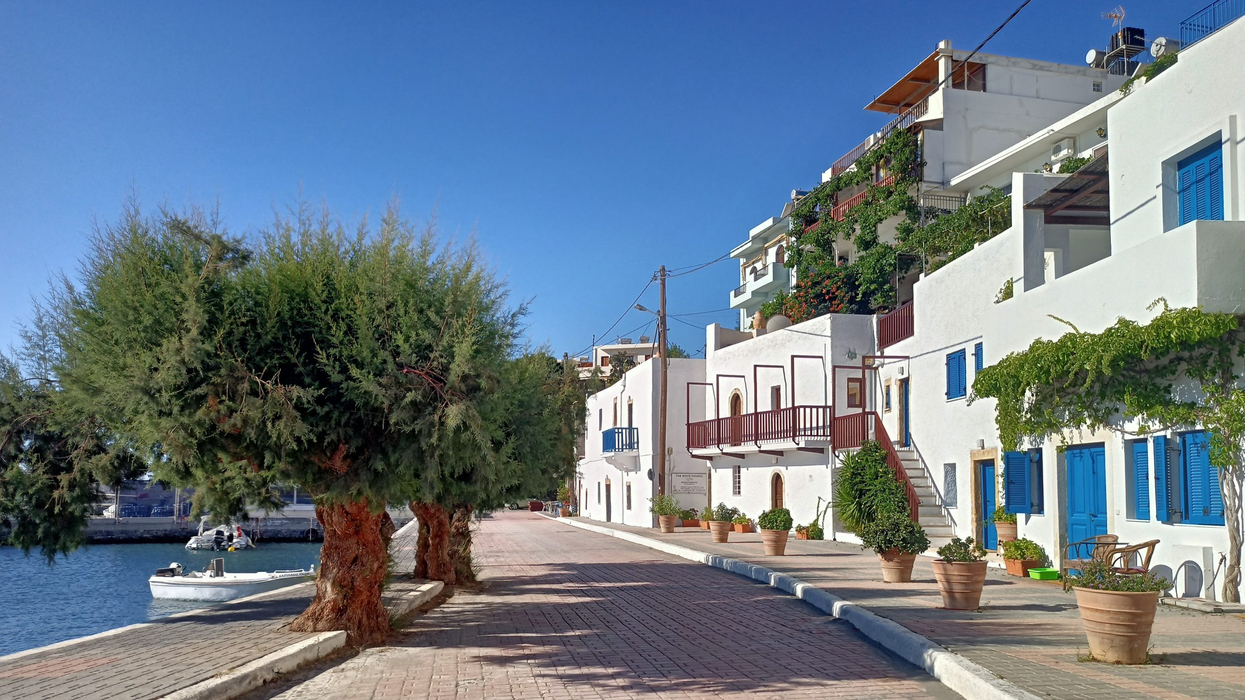 The white Houses Makry Gialos Crete